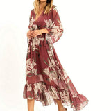 YASMINE™ - Elegantti Kimono-Midi-Mekko