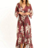 YASMINE™ - Elegantti Kimono-Midi-Mekko