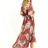 YASMINE™ - Elegantti Kimono-Midi-Mekko