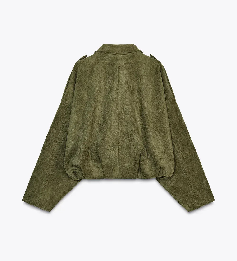 Pila™ – Oversize-takki keinomokasta