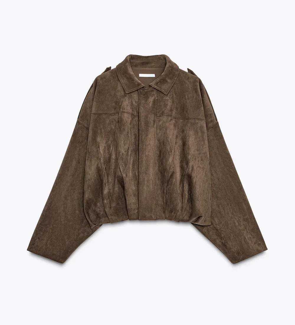 Pila™ – Oversize-takki keinomokasta