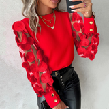 ELISE™ - Glamouröösinen Verkko-Hihapaita