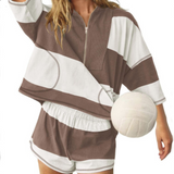 YVAINE™ - Mukava raidallinen oversized lounge-setti