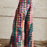 BETH™ - Elävät Boho-Levyt-Housut
