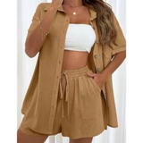KRISTINE™ – Rentouttava kesä Button-Down -lounge-setti