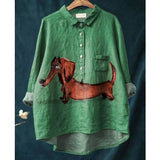 PAISLEY™ - Koira-taide T-paita