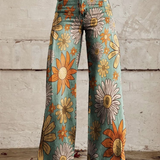 DAISY™ - Vintage Kukka-Mittaiset Housut
