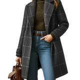 Anne™ - Hienostunut ruudullinen takki