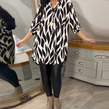 ALEXANDRA™ - Painettu Rentomalli Paita