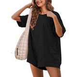 DULCINEA™ - Mukava Tee-tyylinen lyhyt jumpsuit