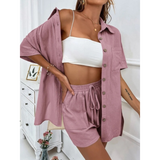 KRISTINE™ – Rentouttava kesä Button-Down -lounge-setti