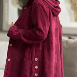 Cordia™ – pehmeä vakosamettitakki hupulla