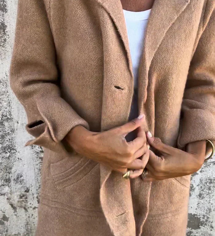 Ulla™ – Rennon tyylikäs pitkä takki kevyestä materiaalista