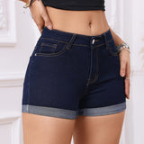 ISALINE™ - Rentouttavat Denim-shortsit arkeen