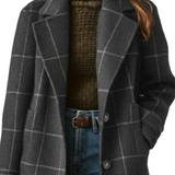 Anne™ - Hienostunut ruudullinen takki