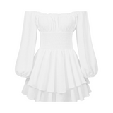 CYNRHIA™ – Tyylikäs Pitkähiha Off-Shoulder Haalaripuku