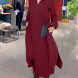 TARA™ - Elegantti Valuv Maxi Mekko