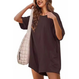 DULCINEA™ - Mukava Tee-tyylinen lyhyt jumpsuit