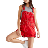REMITA™ - Vintage Säädettävät Denim Haalarishortsit