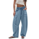 AVANITA™ – Mukavat Baggy-Leg Lounge-Housut