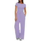 GLORIA™ – Mukava Bell-Bottom Loungewear -setti
