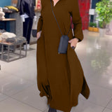 TARA™ - Elegantti Valuv Maxi Mekko