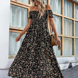 AMELISE™ – Vintage Rentouttava Rüschensommerkleid