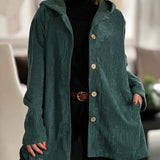 Cordia™ – pehmeä vakosamettitakki hupulla