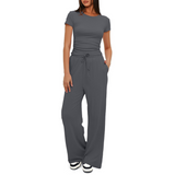 GLORIA™ – Mukava Bell-Bottom Loungewear -setti