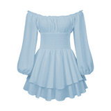 CYNRHIA™ – Tyylikäs Pitkähiha Off-Shoulder Haalaripuku
