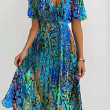 LAVINA™ – Eloisa Boho-Midi-Mekko