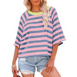 MAOSIE™ – Trendikäs Rentoa Kesä Crewneck Toppi