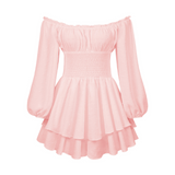 CYNRHIA™ – Tyylikäs Pitkähiha Off-Shoulder Haalaripuku