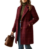 Anne™ - Hienostunut ruudullinen takki