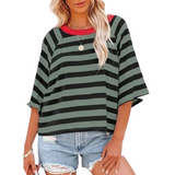 MAOSIE™ – Trendikäs Rentoa Kesä Crewneck Toppi