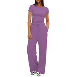 GLORIA™ – Mukava Bell-Bottom Loungewear -setti