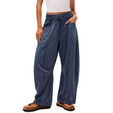 AVANITA™ – Mukavat Baggy-Leg Lounge-Housut