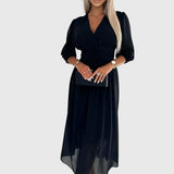 Chloe™ | Kevyt Silkkinen Chiffon-mekko