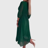 Chloe™ | Kevyt Silkkinen Chiffon-mekko