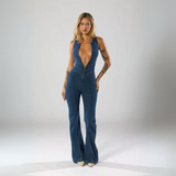 ARIA™ | Flare Cut Denim Overall