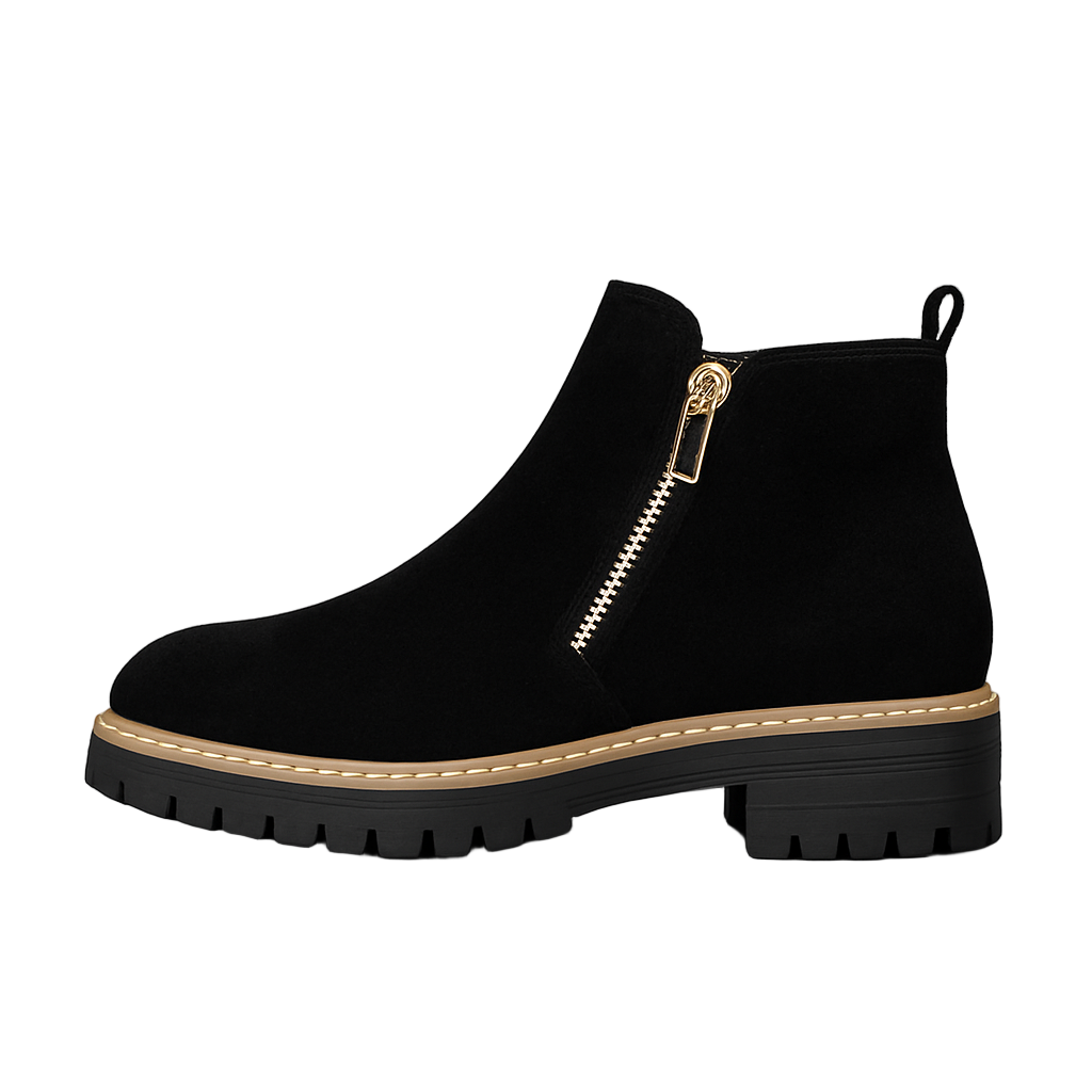 Varpu™ – Naisten kengät pyöreällä kärjellä ja sivuvetoketjulla