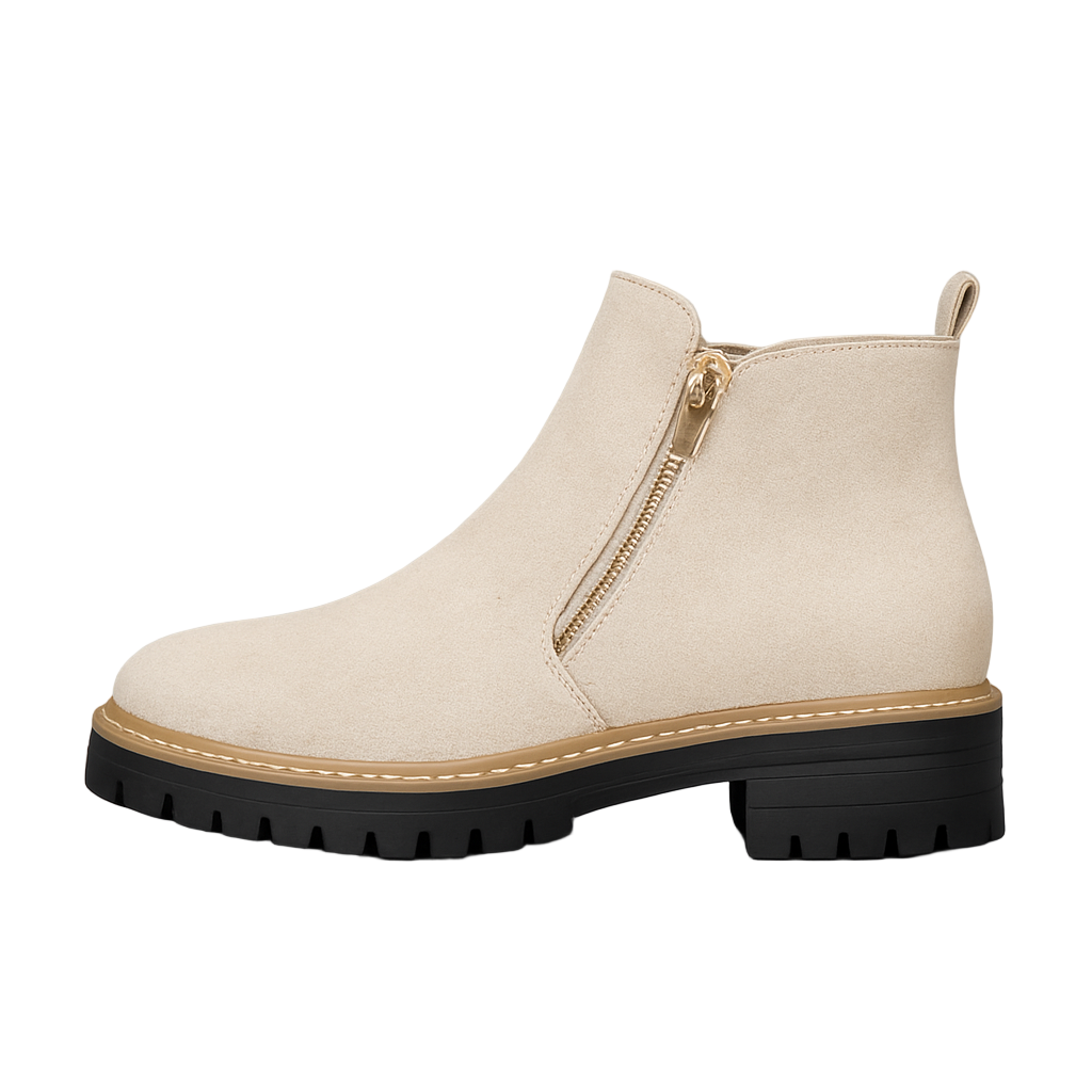 Varpu™ – Naisten kengät pyöreällä kärjellä ja sivuvetoketjulla