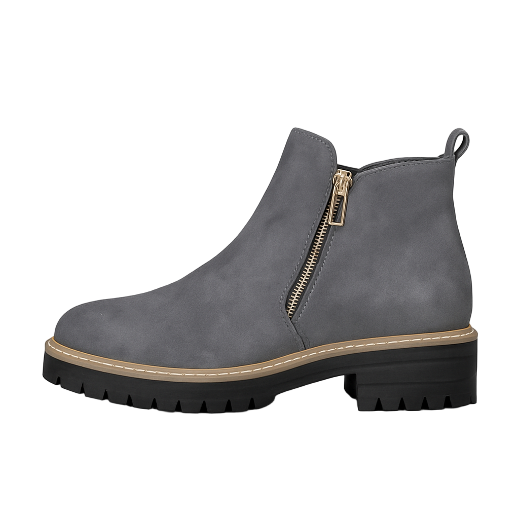 Varpu™ – Naisten kengät pyöreällä kärjellä ja sivuvetoketjulla