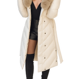 AURORA™ - Tyylikäs puuvillatakki, jossa on turkishuppu