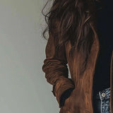 Heidi™ - Elegantti mokkajäljitelmätakki naisille