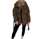 Karly™ – Lyhyt puffer-takki vyötärötaskuilla