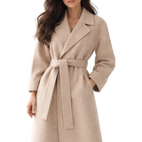 Katrine™ - Elegantti pitkä takki vyöllä