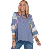 BAILEY™ – Kevyt Patches-tyylinen Batwing-toppi