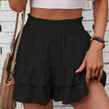 GAIL™ - Rentouttavat Rüschenschicht Boho Shortsit