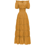 AIZA™ – Klassinen Korsetti Pitkä Retro Maximekko